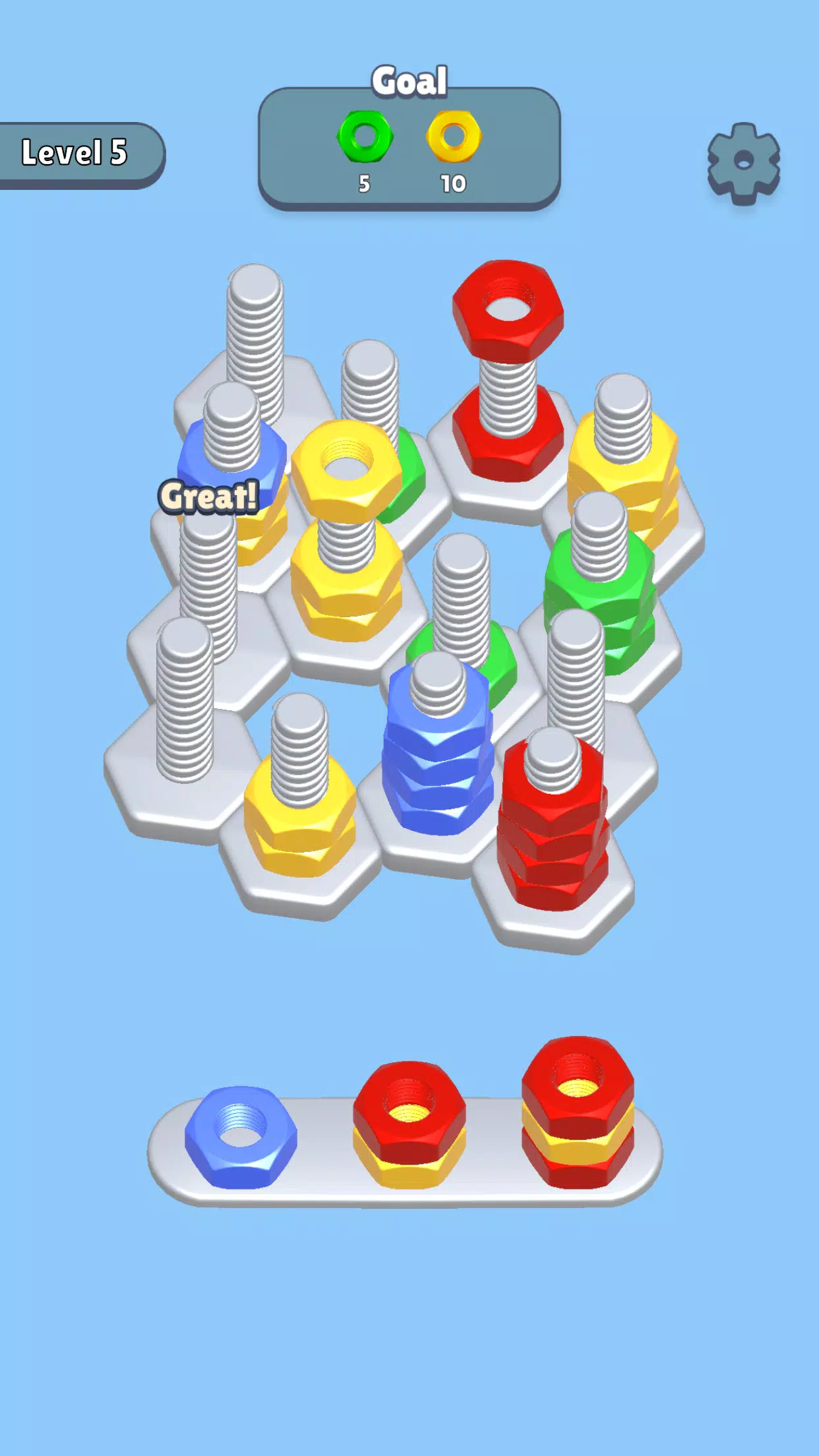 Bolt Sort Puzzle Screenshots