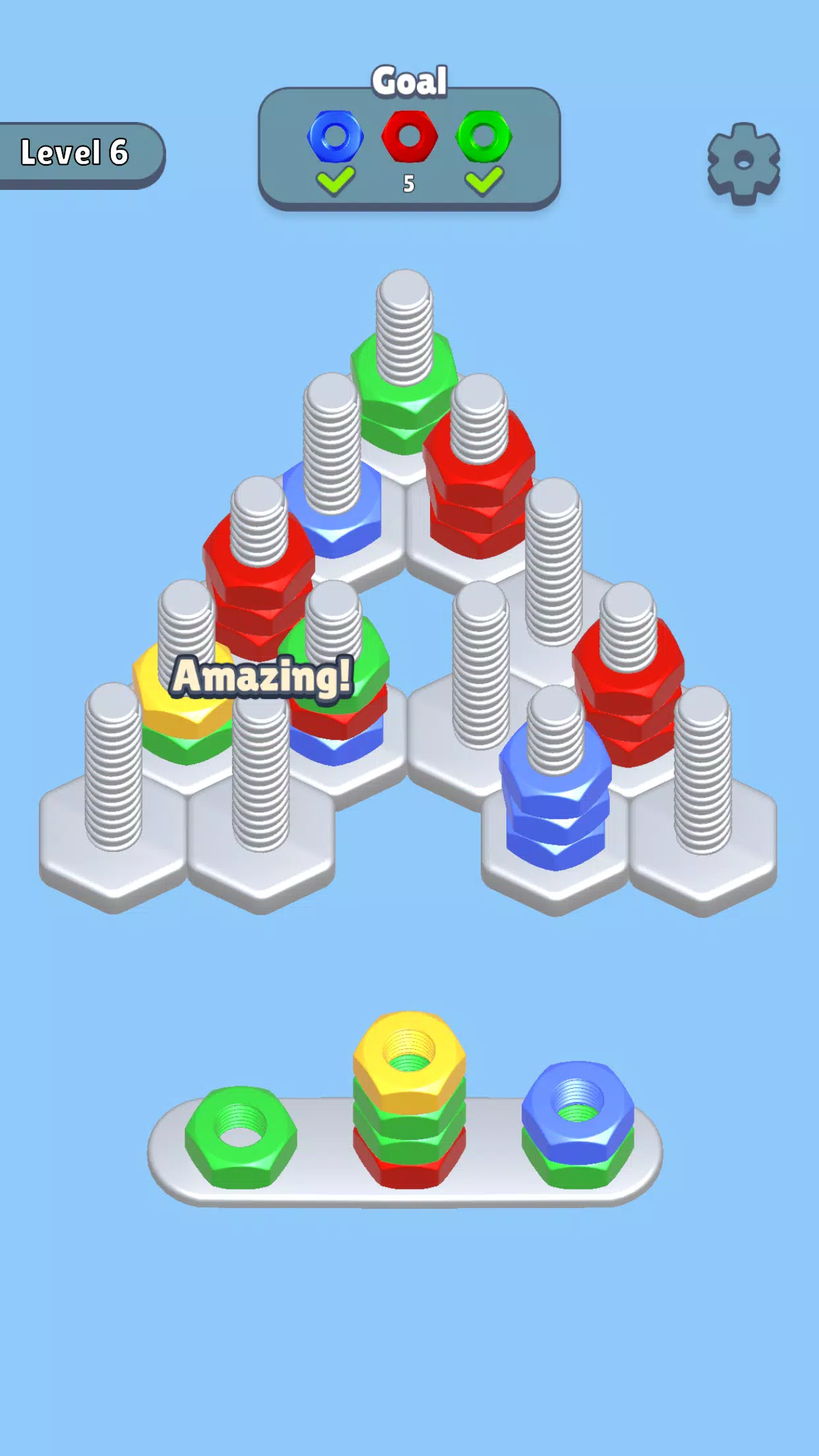 Bolt Sort Puzzle Screenshots