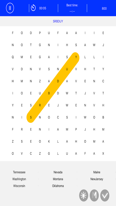 US History Word Search Screenshots