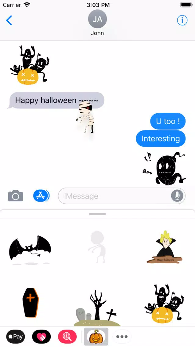 Halloween Stickers:Nightmare Screenshots
