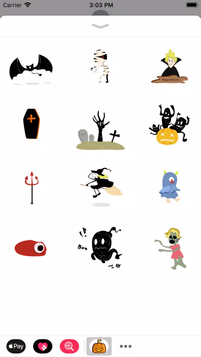 Halloween Stickers:Nightmare Screenshots