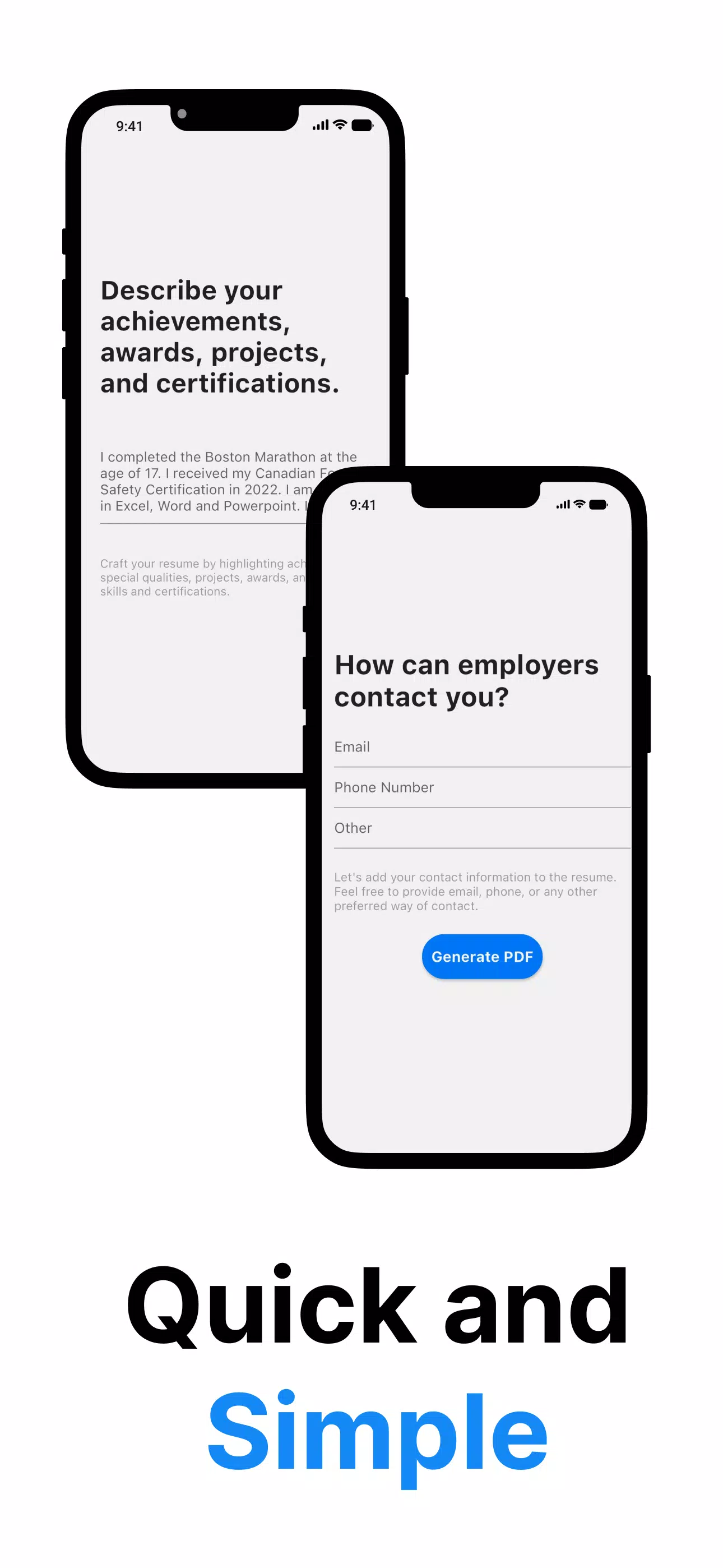 Resume Builder AI App CV Maker應用截圖