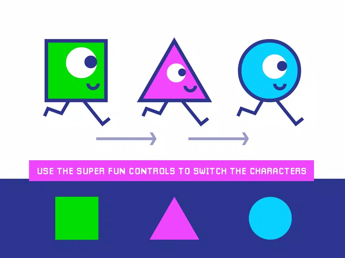 Screenshot di STC - Square Triangle Circle fast-paced platformer iPad 