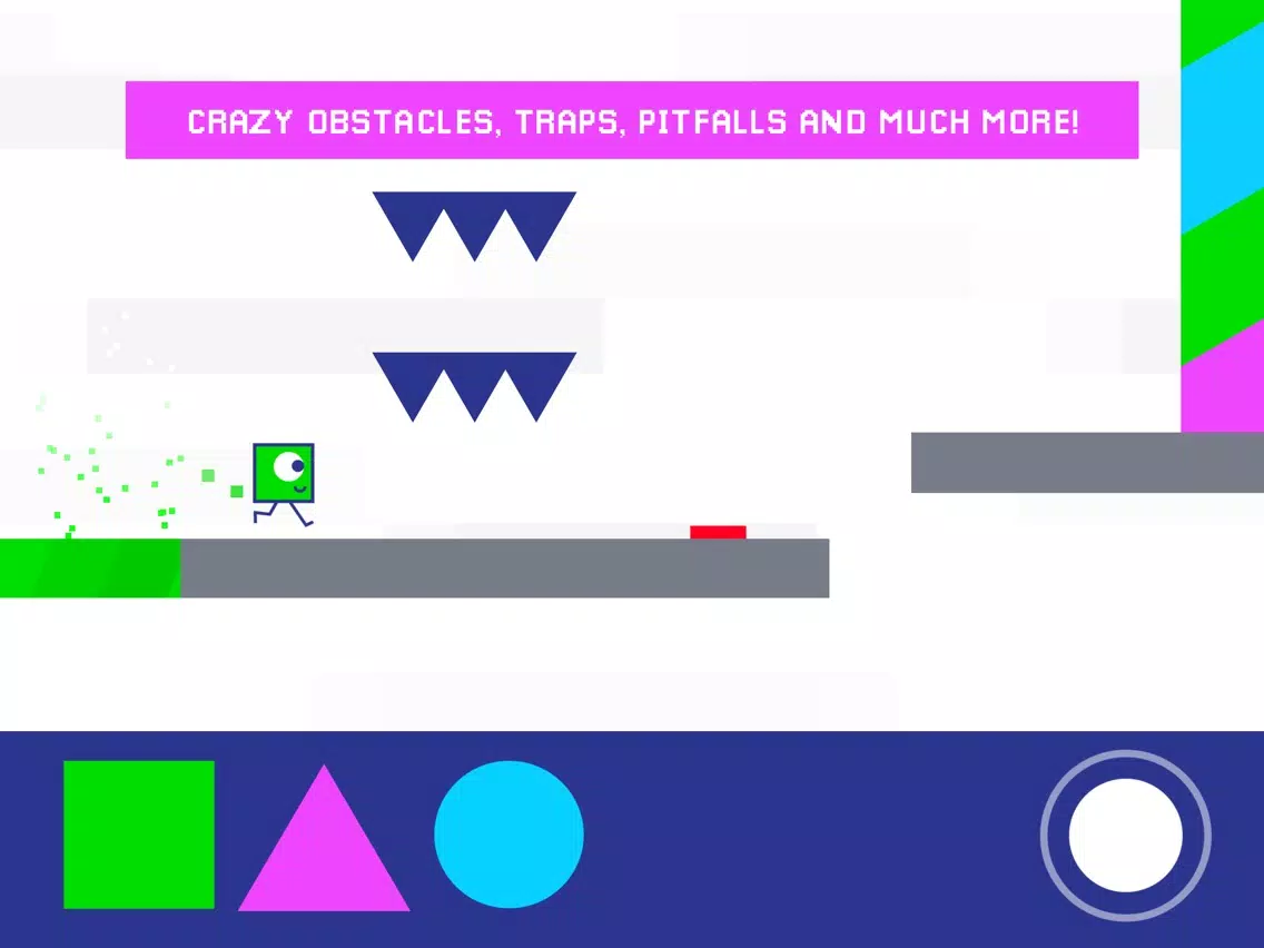 Screenshot di STC - Square Triangle Circle fast-paced platformer iPad 