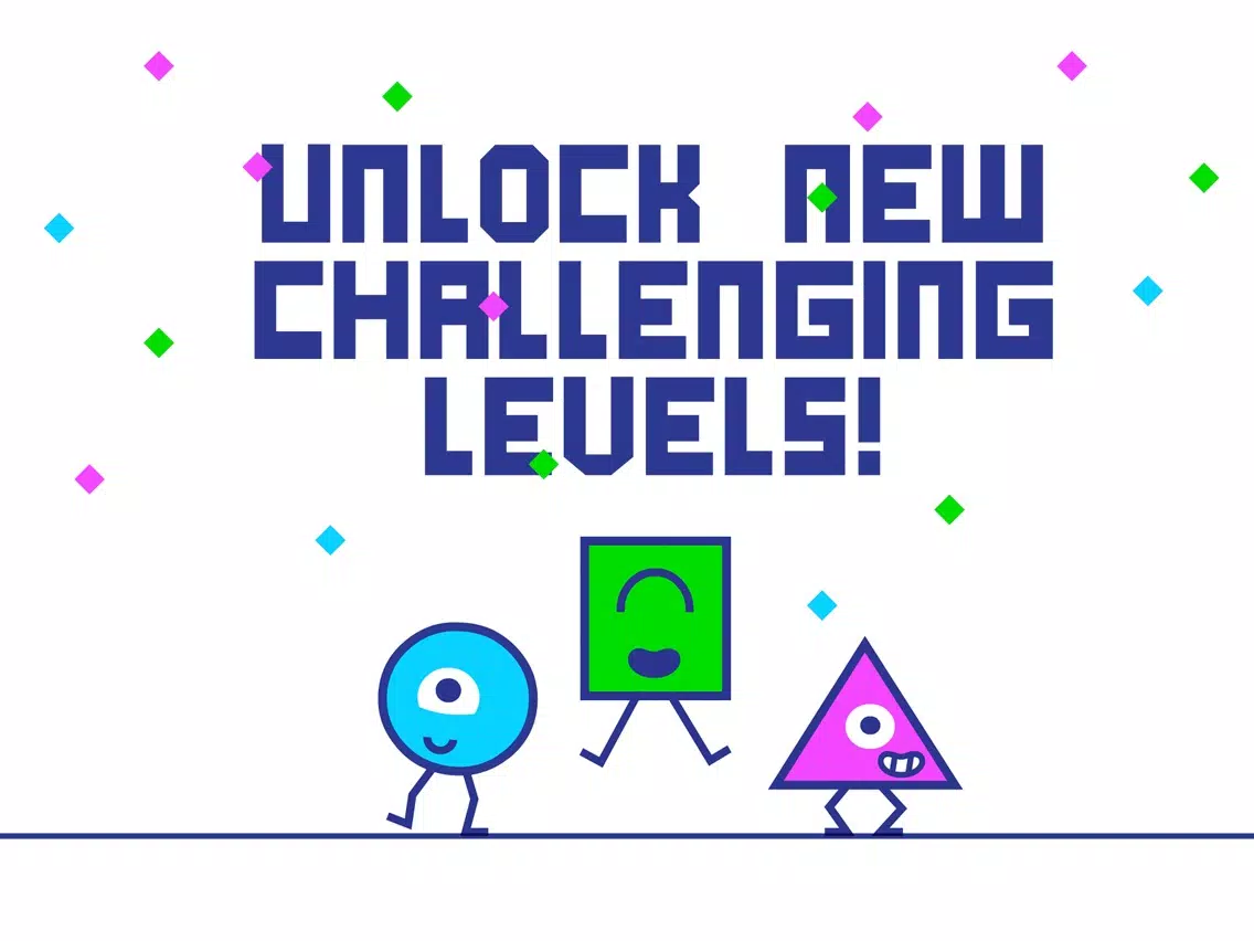 Screenshot di STC - Square Triangle Circle fast-paced platformer iPad 