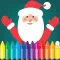 Santa Calus coloring and ABCs - 123s activities kids games