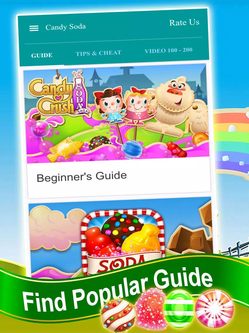 Guide for Candy Crush Soda Saga - Video All Level iPad Screenshots