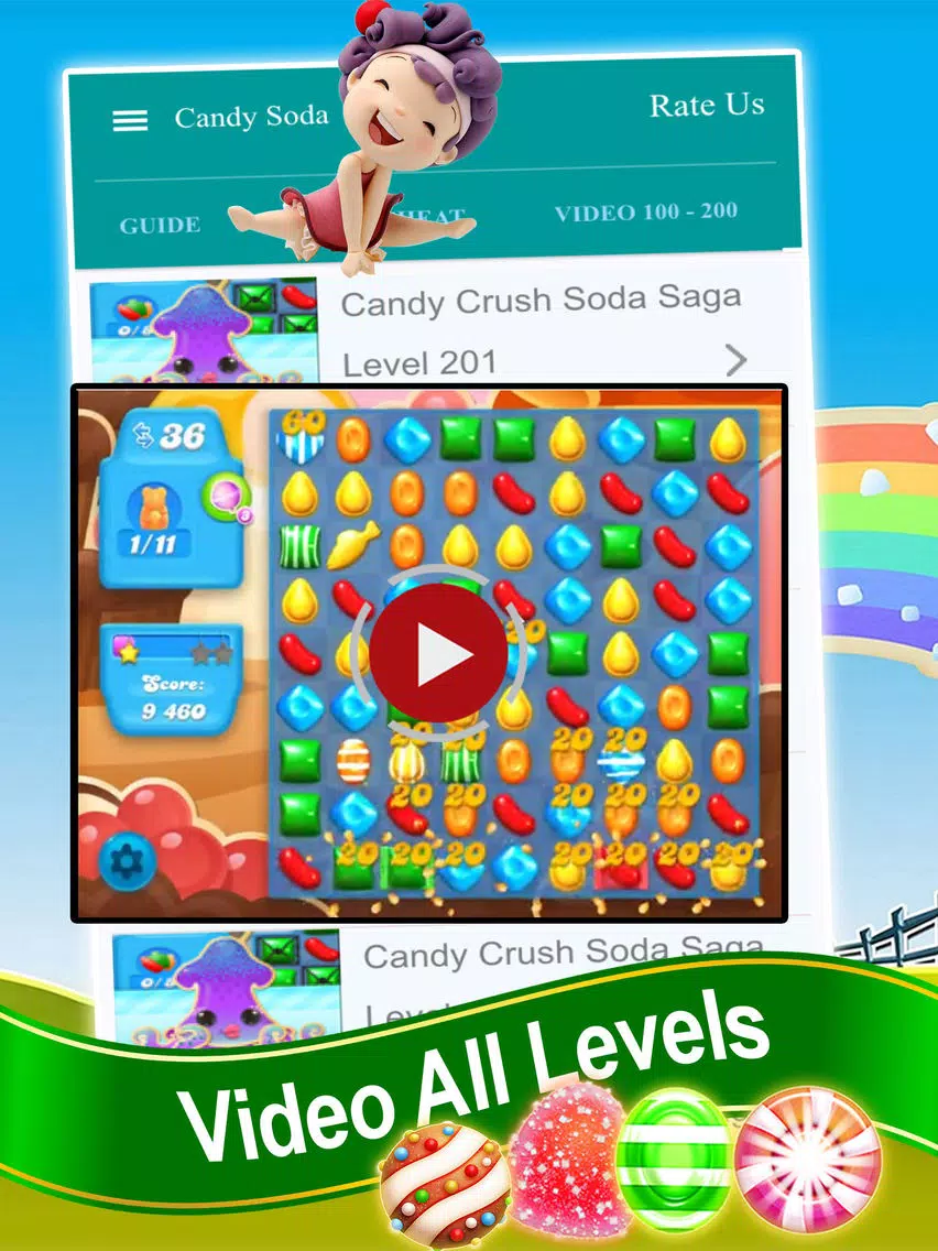 Guide for Candy Crush Soda Saga - Video All Level iPad Screenshots
