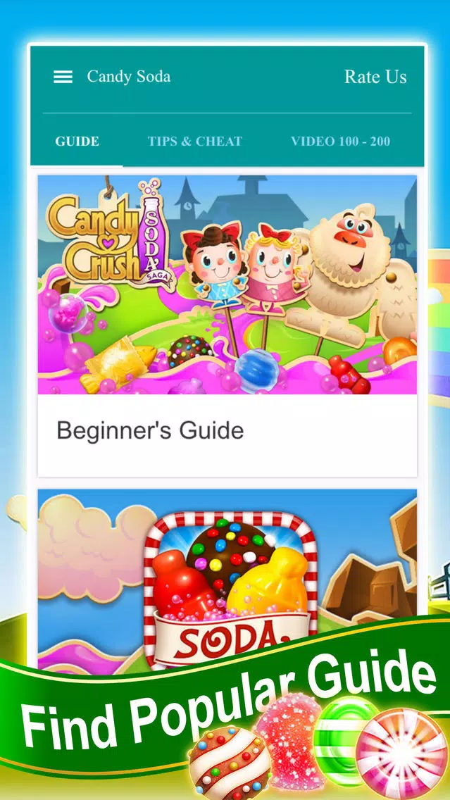 Guide for Candy Crush Soda Saga - Video All Level Screenshots