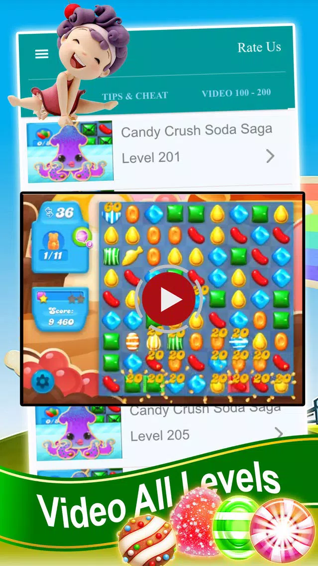 Guide for Candy Crush Soda Saga - Video All Level Screenshots