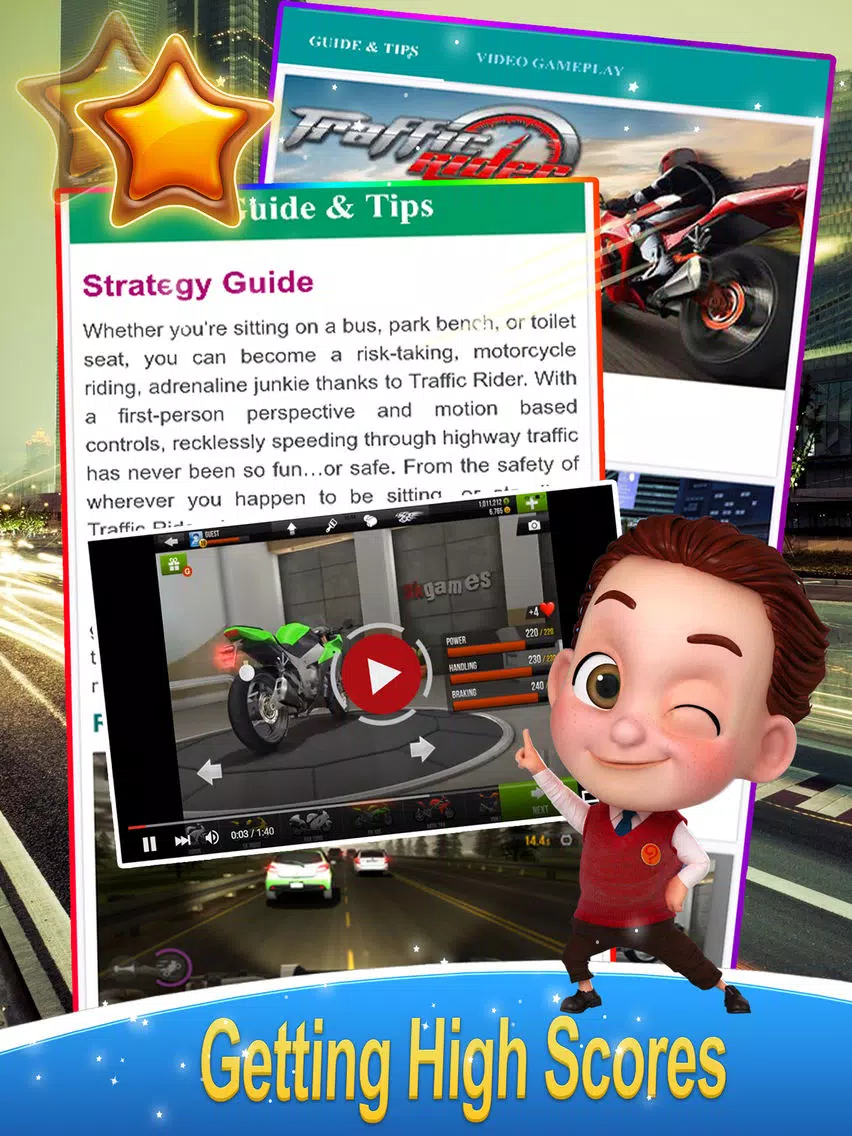 Guide for Traffic Rider iPad Screenshots