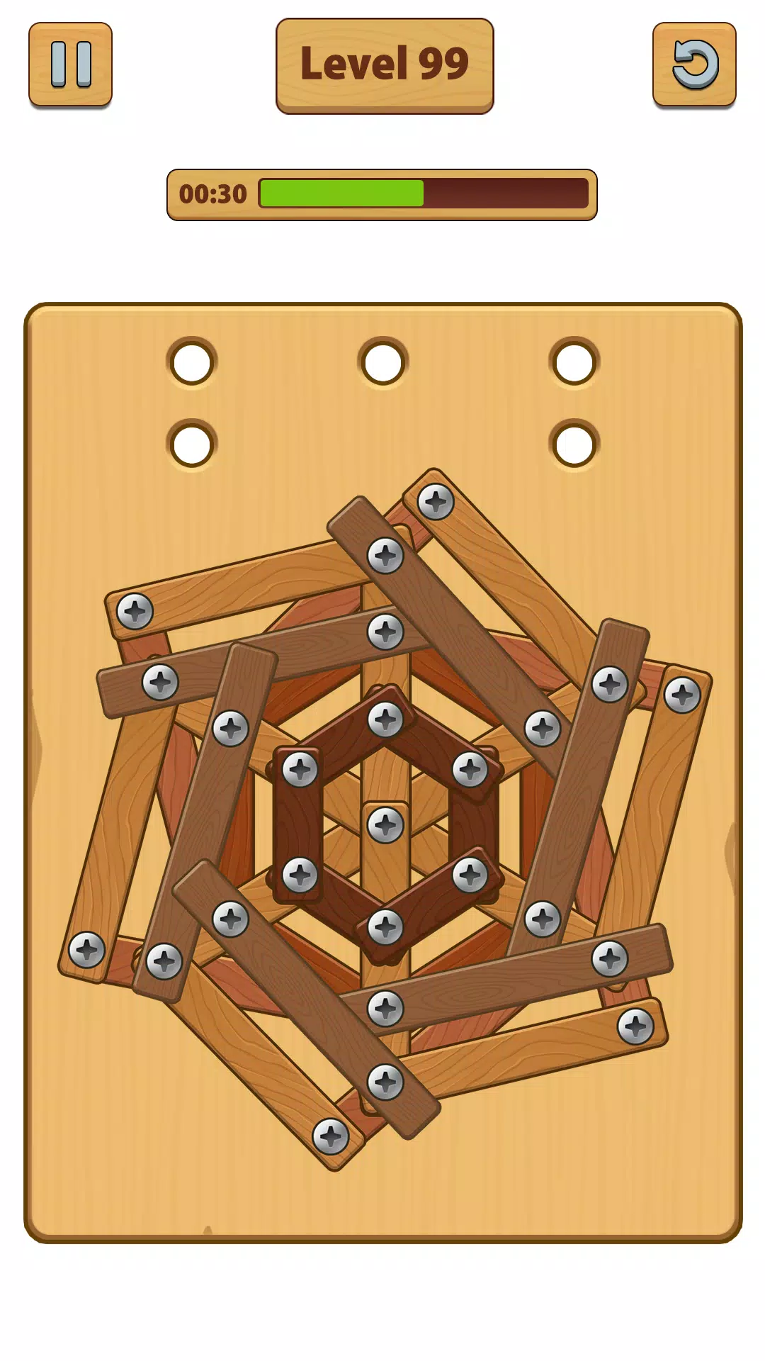 Nuts Bolts ASMR - Wood Nuts Screenshots