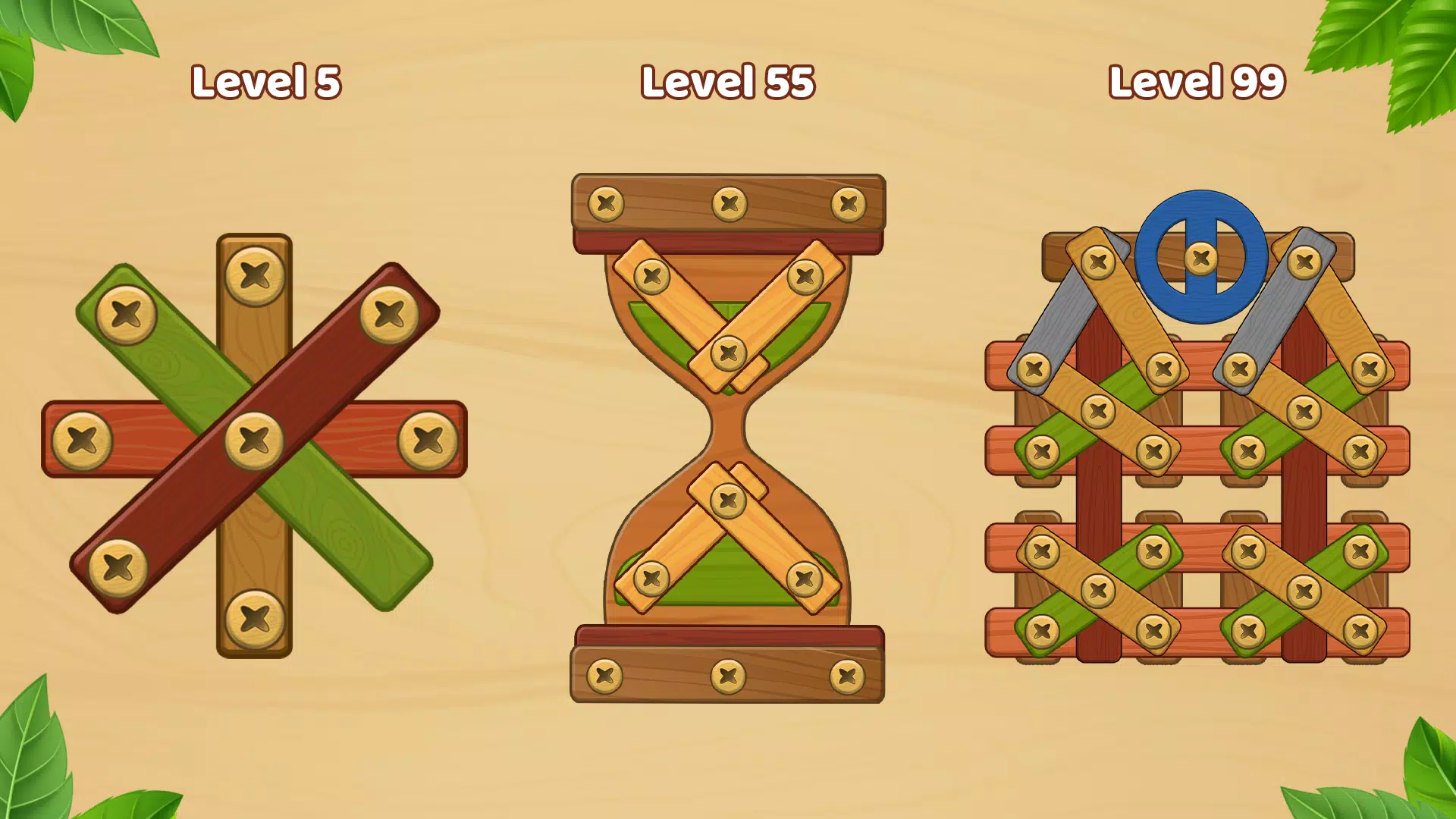 Wood Screw: Nuts And Bolts Screenshots