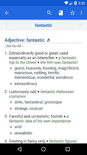 WordWeb Audio Dictionary Screenshots