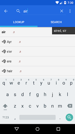 WordWeb Audio Dictionary Screenshots