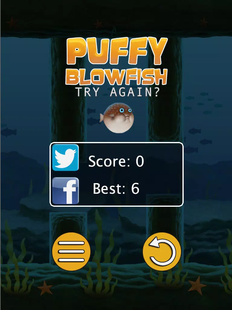 Ảnh chụp màn hình của Puffy Blowfish iPad 
