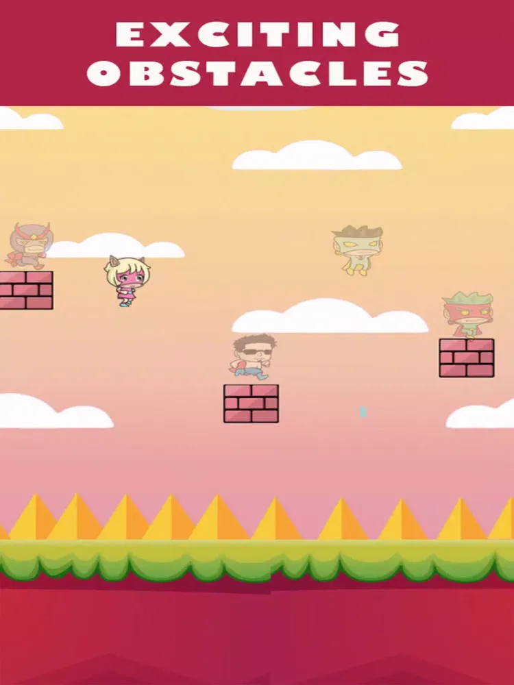 تصاویر Lazy Heroes - run & fly w/ multiplayer & friends iPad 
