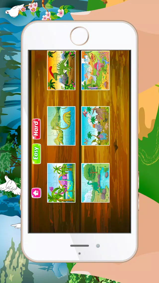 Dinosaur Jigsaw Puzzles – Learning Games Free for Kids Toddler and Preschool Screenshots