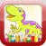 Dinosaur Coloring Book - Educational Coloring Games Free For kids and Toddlers