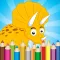 Dinosaur Coloring Book - Free For Toddler And Kids