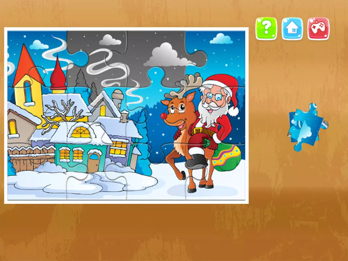 تصاویر Jigsaw Puzzles Santa Claus - Games for Toddlers and kids iPad