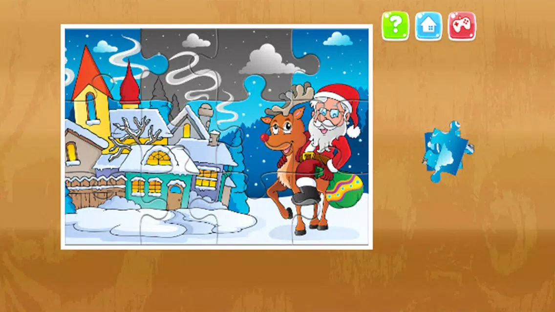 تصاویر Jigsaw Puzzles Santa Claus - Games for Toddlers and kids