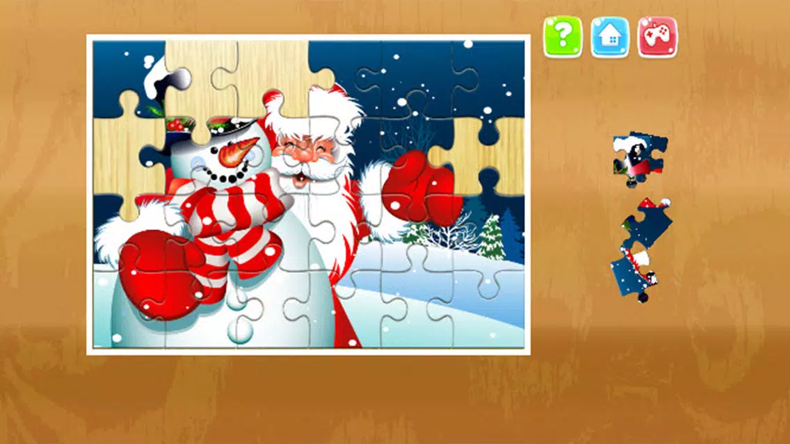تصاویر Jigsaw Puzzles Santa Claus - Games for Toddlers and kids