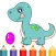 Dinosaur Dragon Coloring Book