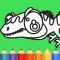 T Rex Dinosaur Coloring Book hd for kids free