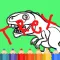 T rex Dinosaurs Coloring Book Drawing for Kids