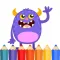 Monster Colouring Pages for kids