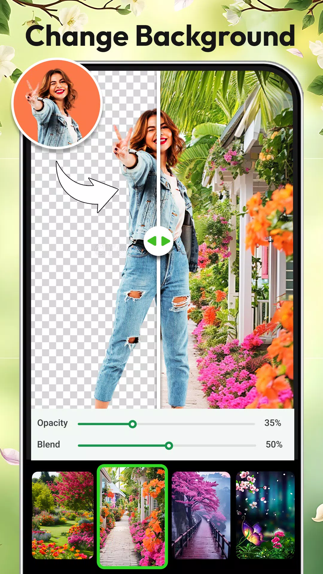 Flora Photo Frame Photo Editor Screenshots