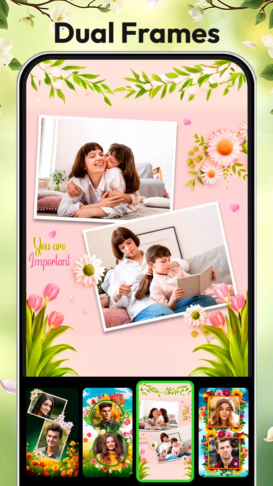 Flora Photo Frame Photo Editor Screenshots