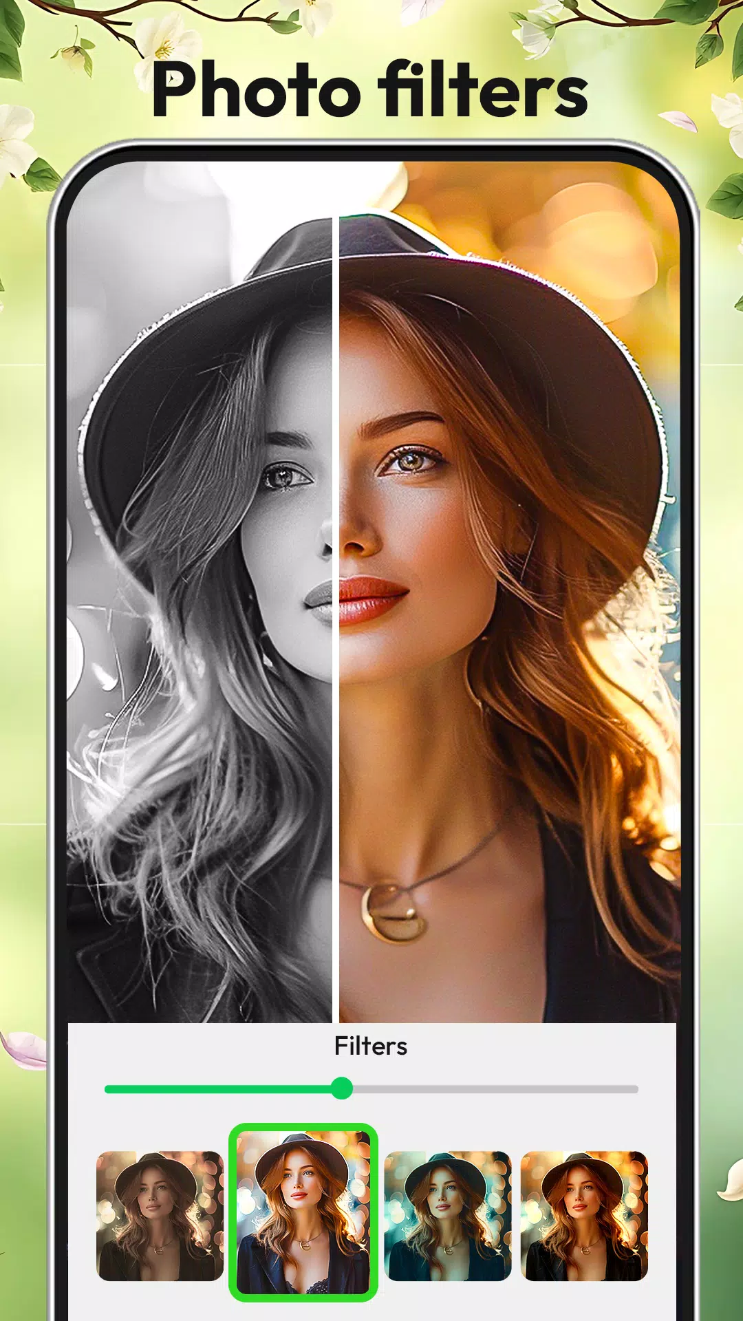 Flora Photo Frame Photo Editor Screenshots