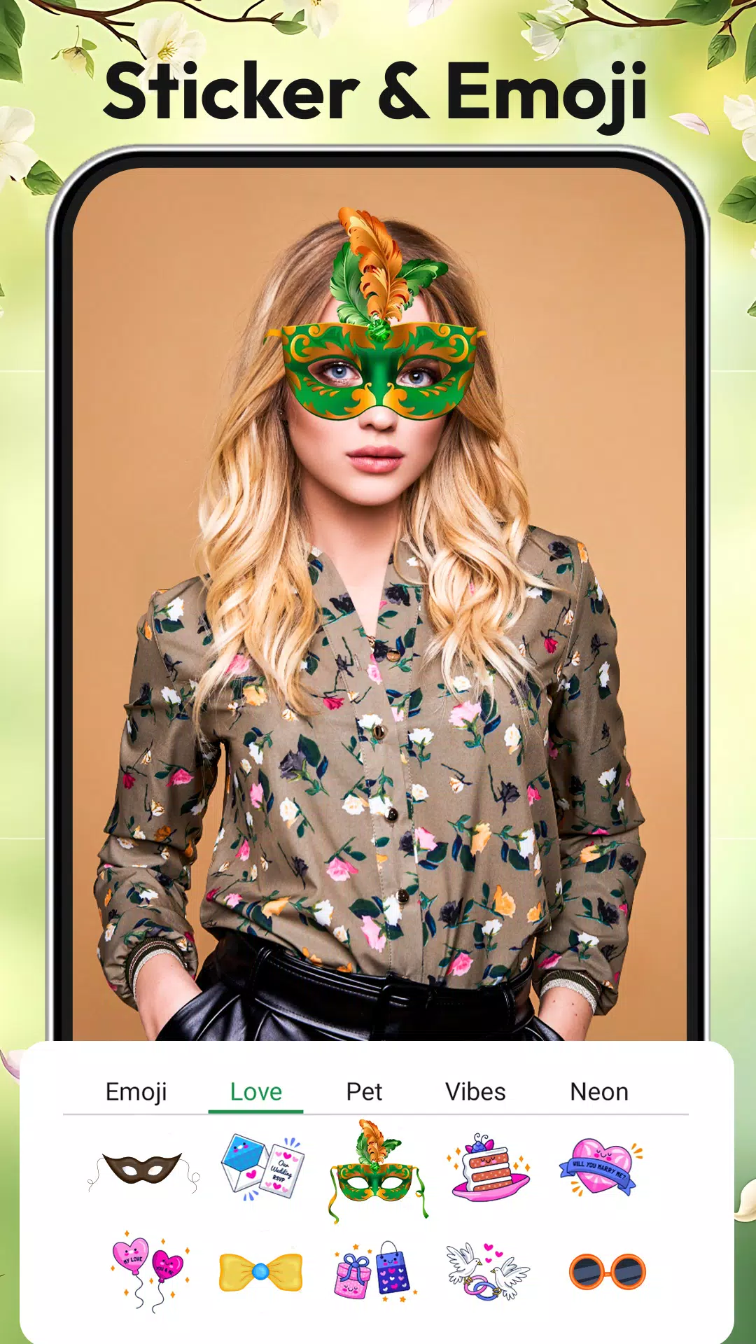 Flora Photo Frame Photo Editor Screenshots