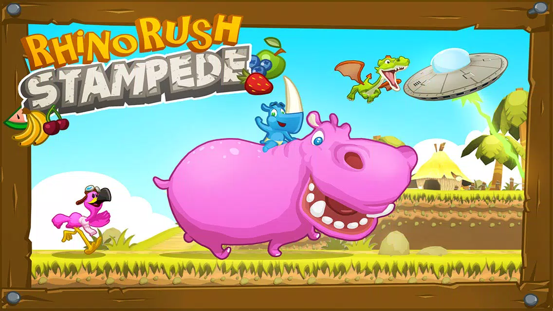 Rhino Rush Stampede应用截图
