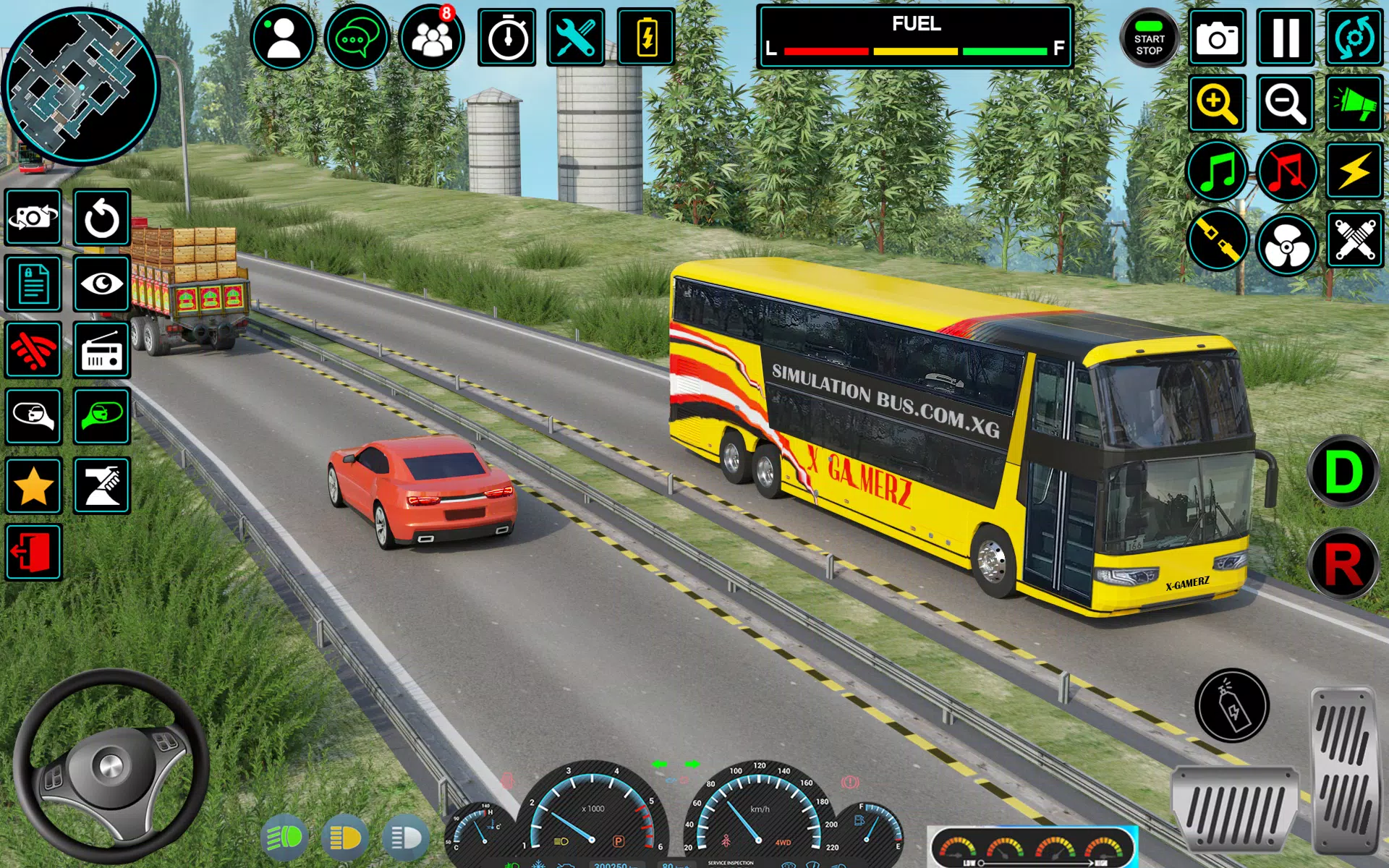 Ảnh chụp màn hình của Modern Bus Transport Game 3D