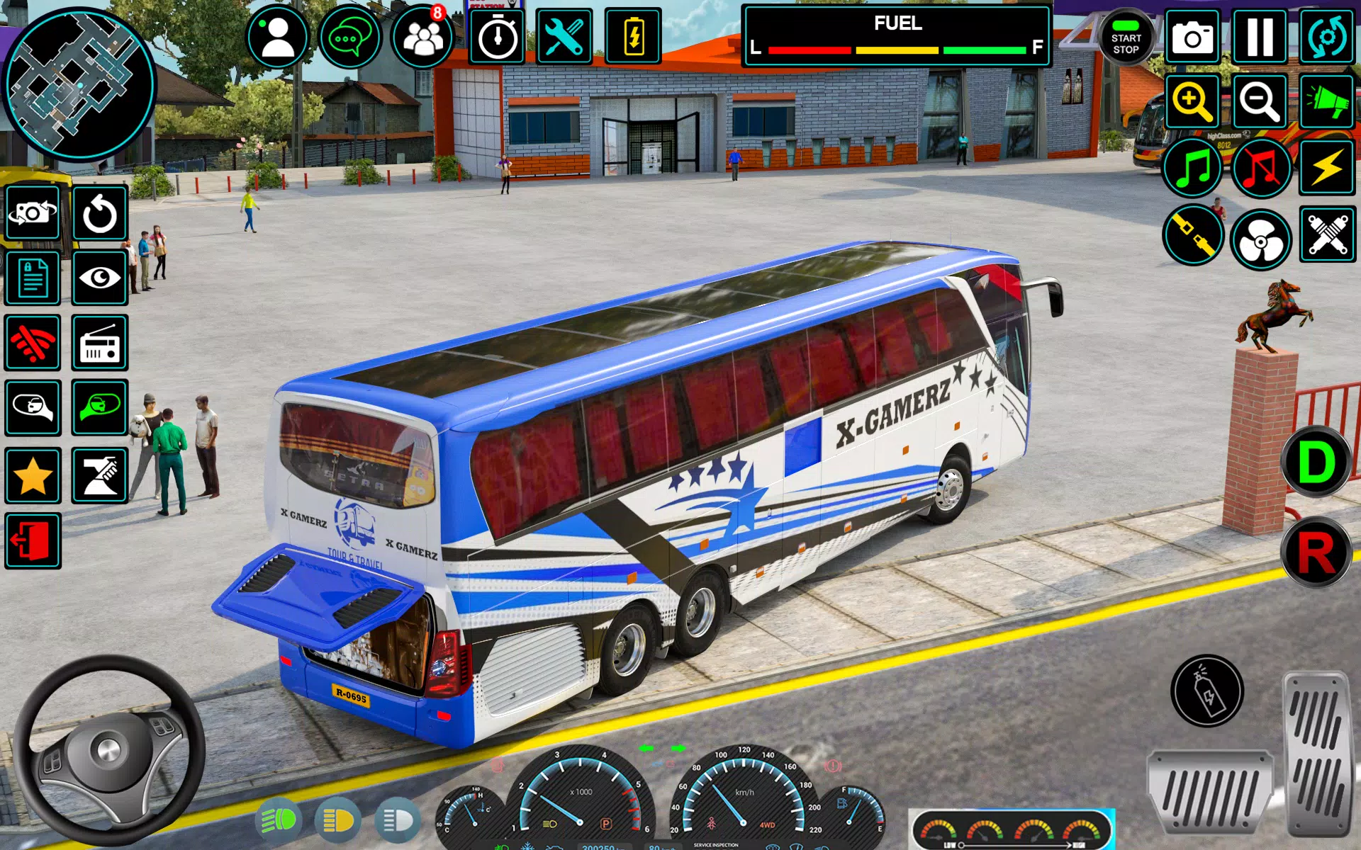 Ảnh chụp màn hình của Modern Bus Transport Game 3D