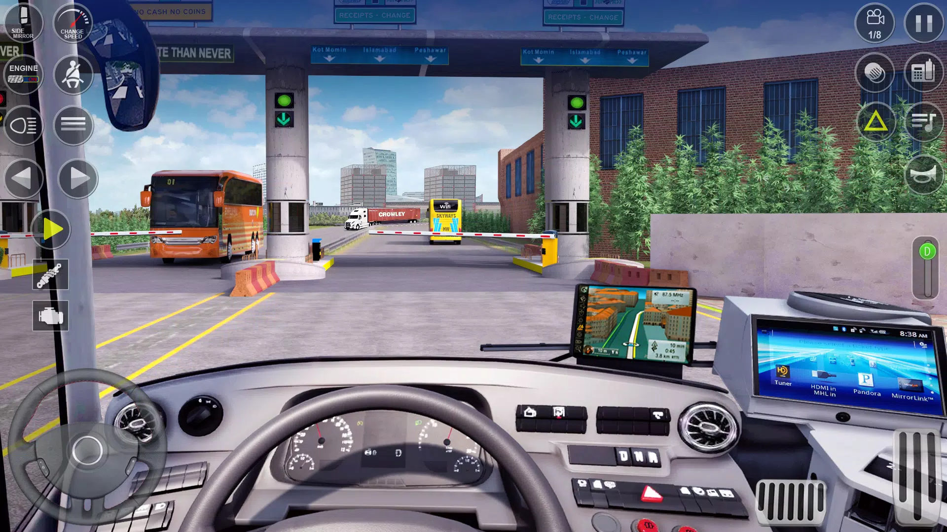 Ảnh chụp màn hình của Modern Bus Transport Game 3D