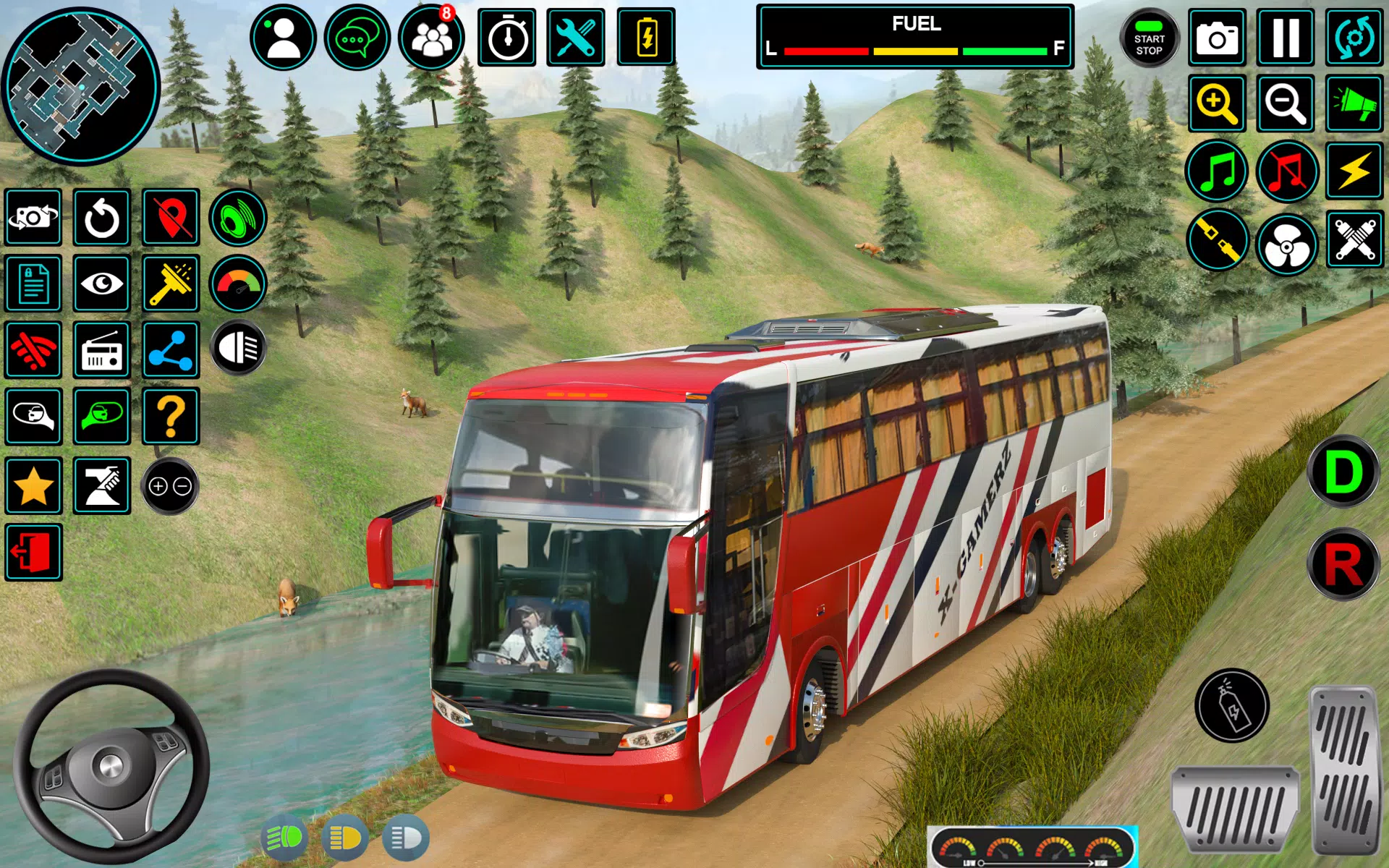 Ảnh chụp màn hình của Modern Bus Transport Game 3D