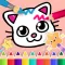 Anime Coloring Book Painting