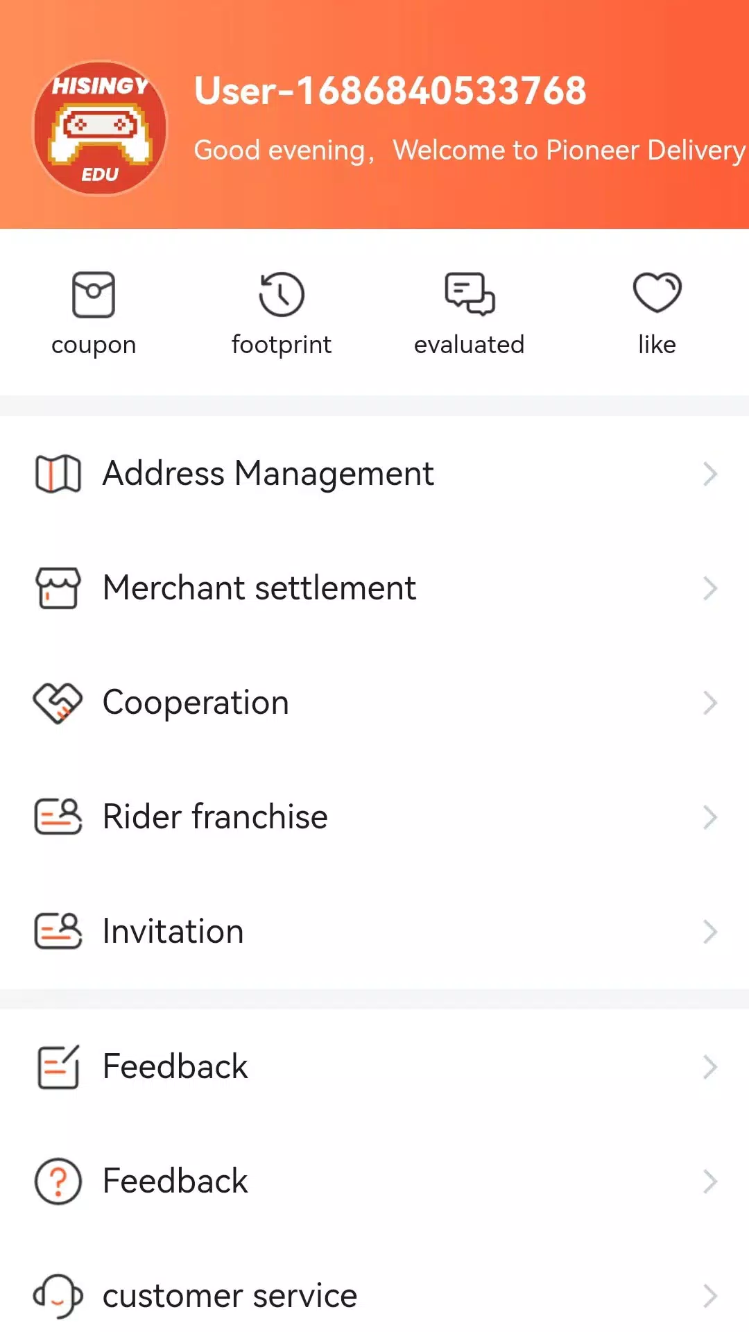 Pioneer Delivery Screenshots