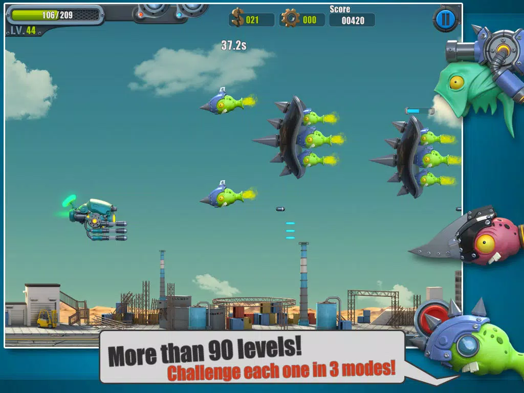 Tangkapan skrin Flight Fight 2 Free iPad 