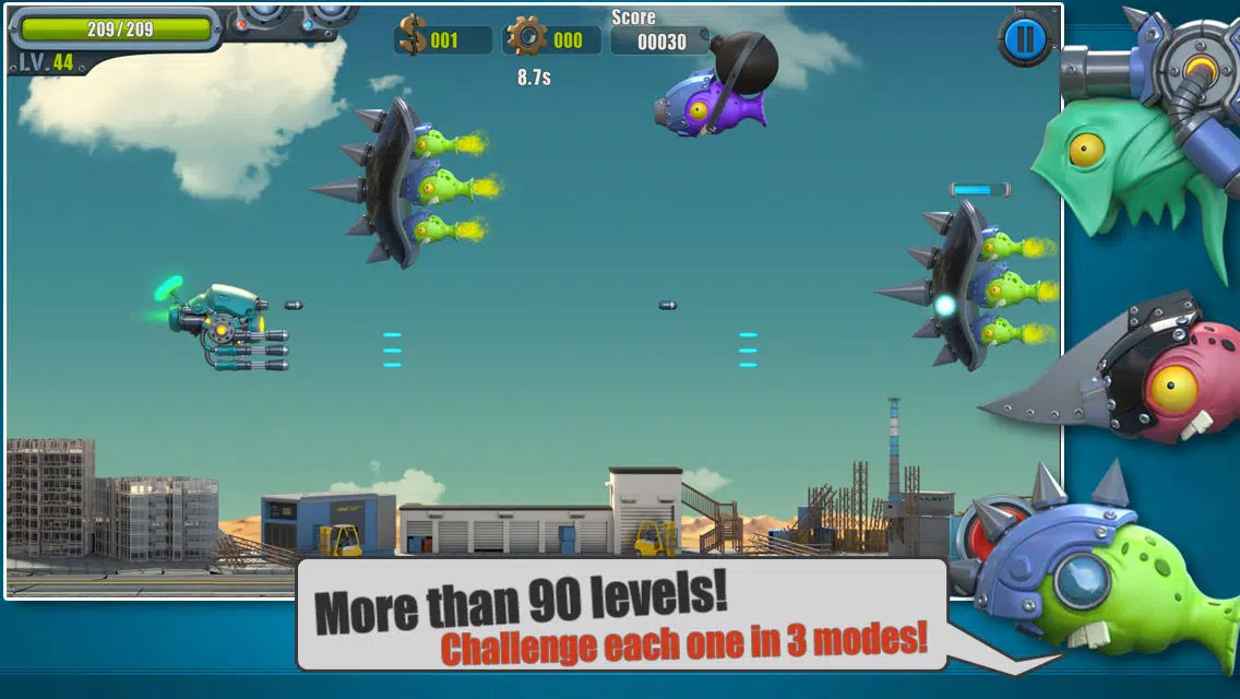Tangkapan skrin Flight Fight 2 Free