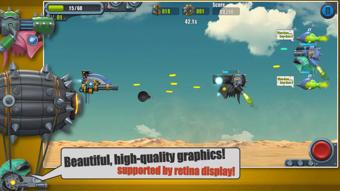 Tangkapan skrin Flight Fight 2 Free