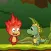 Fire Boy In Deep Forest