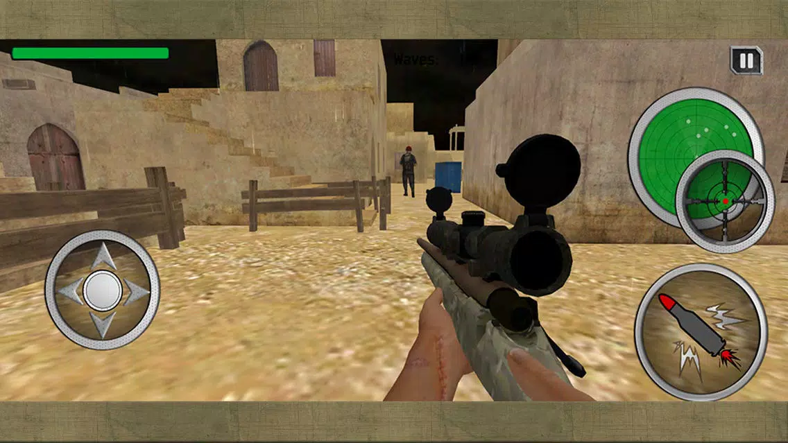 Capturas de tela do Desert Sniper Warfield: Commando in Action