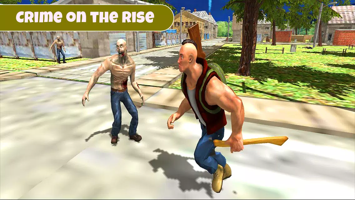 Grand City Crime War: Clash of Zombies Gangs 스크린샷