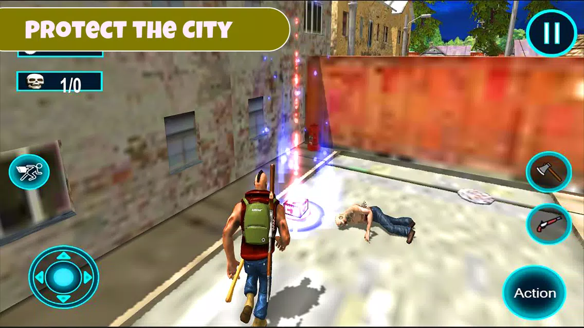 Grand City Crime War: Clash of Zombies Gangs 스크린샷