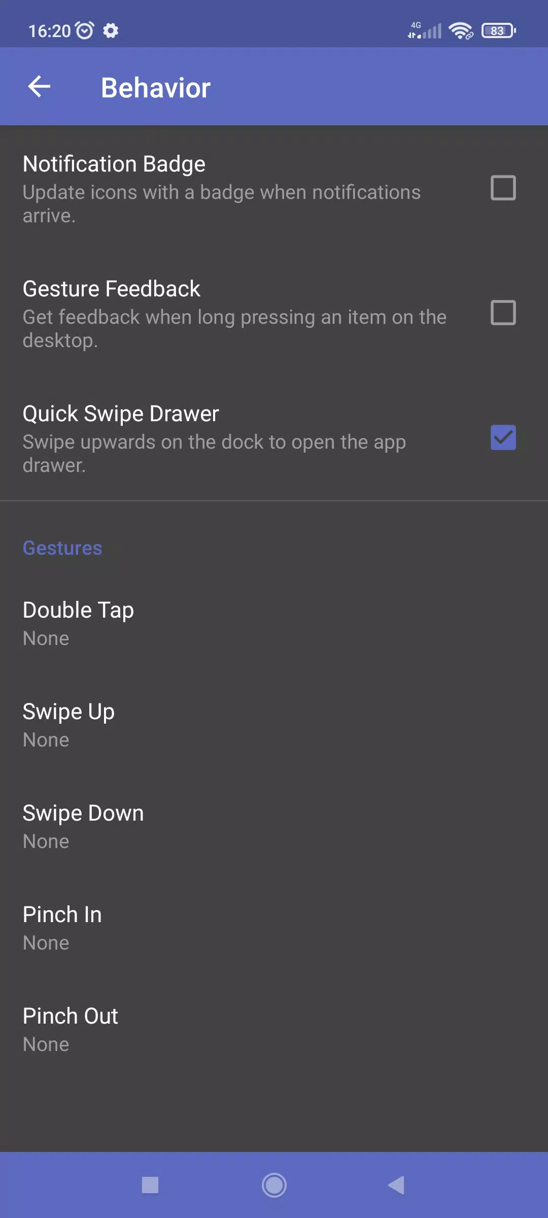 XIOS Launcher Home screen Screenshots